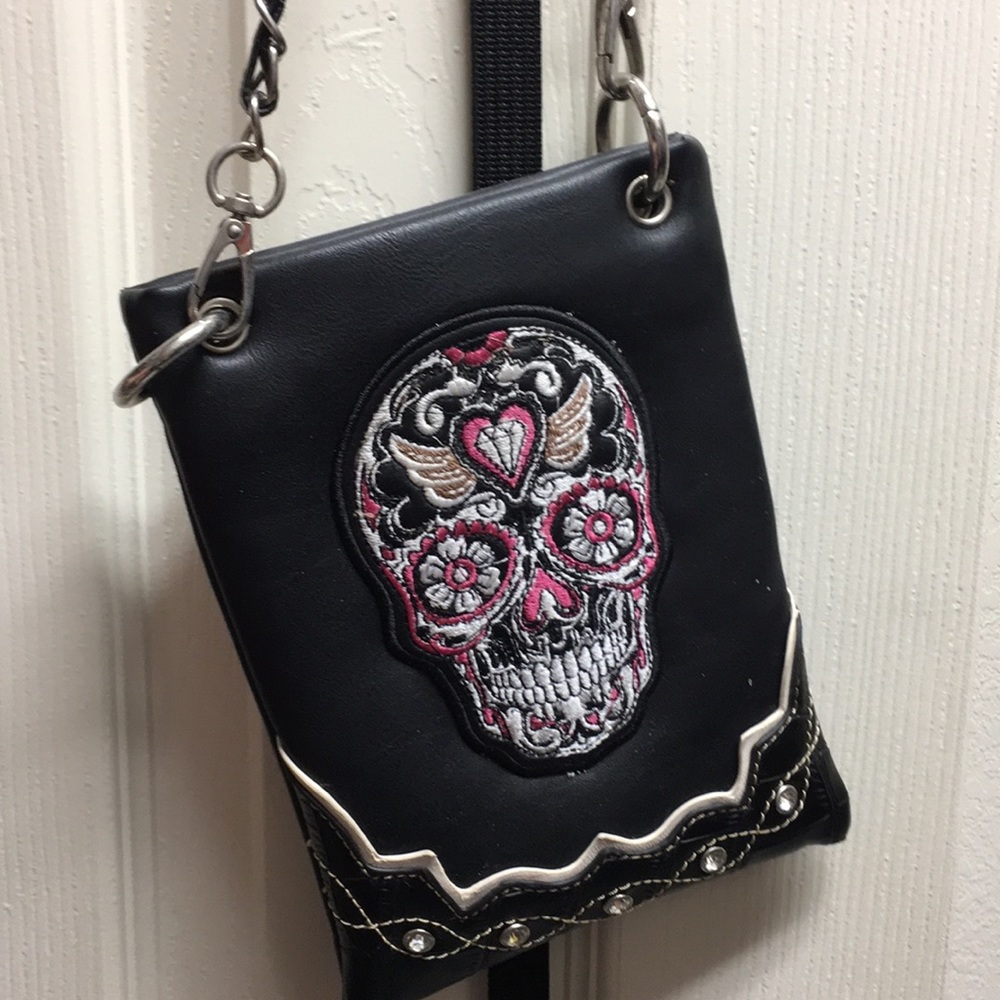 Long cross body little purse